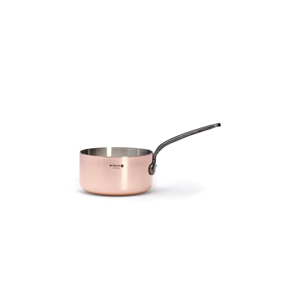 De Buyer Prima Matera copper saucepan for induction, cast-iron handle