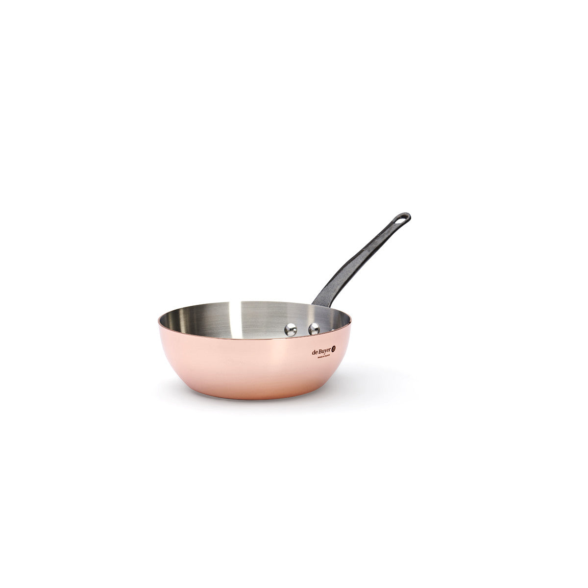 De Buyer Prima Matera Tradition sauteuse för induktion, rundad modell, 20 cm