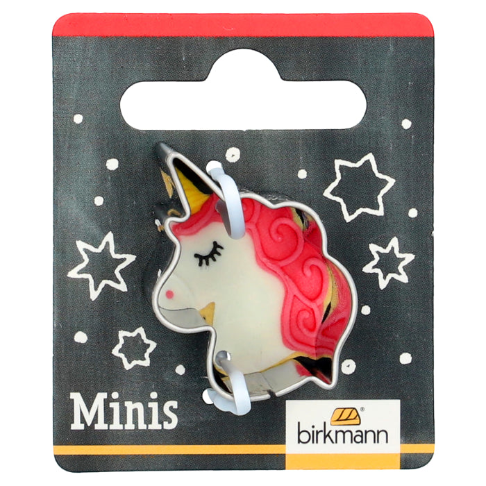 Cookie cutter mini unicorn 3 cm