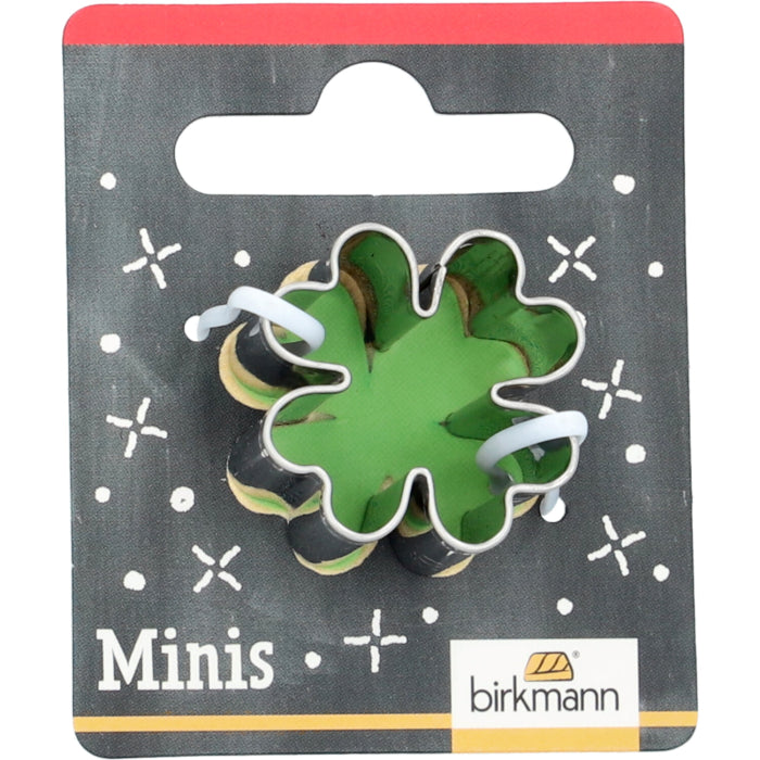 Cookie cutter mini cloverleaf 2,5 cm