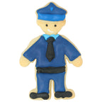 Cookie cutter policeman 8 cm