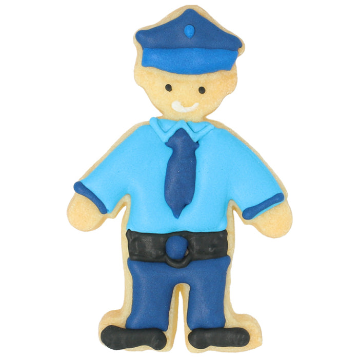 Cookie cutter policeman 8 cm
