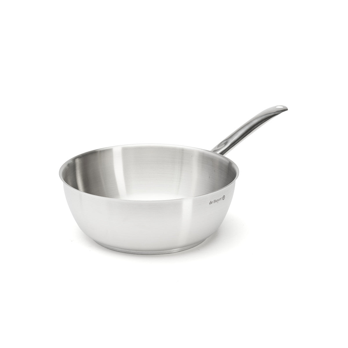 De Buyer sauteuse Prim'Appety med rundad sida