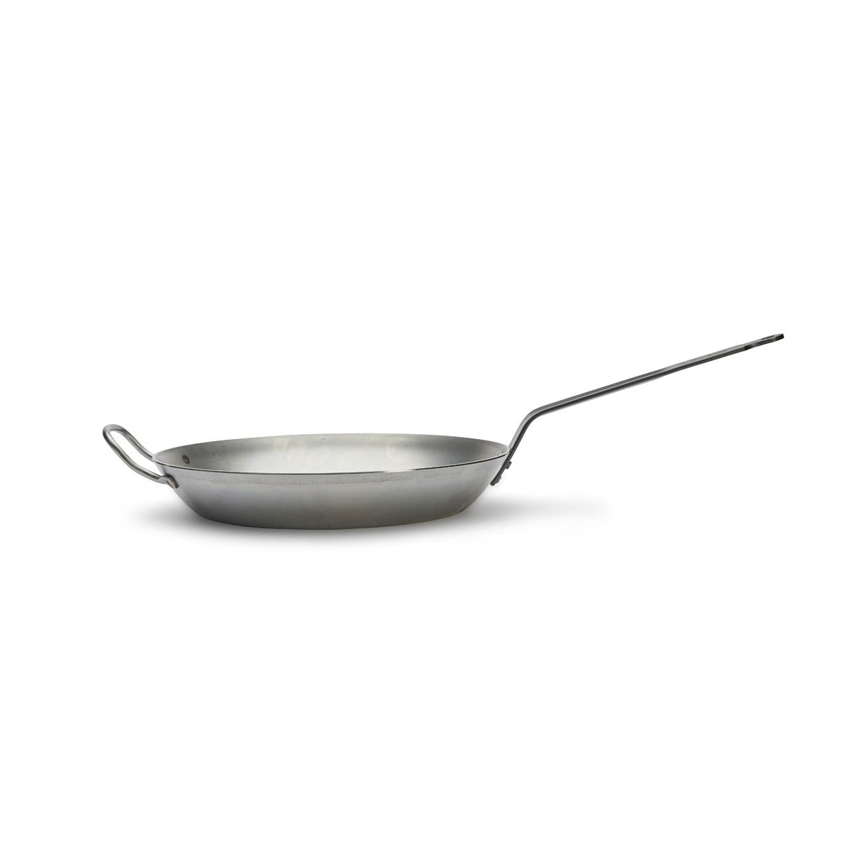 De Buyer Carbone Plus kolstålspanna med gjutjärnshandtag