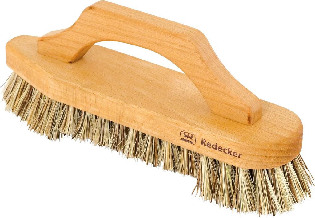 Redecker scrub brush with handle