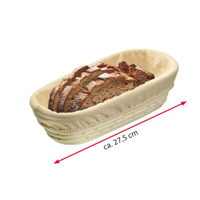 Westmark jäskorg med tyg, oval, liten