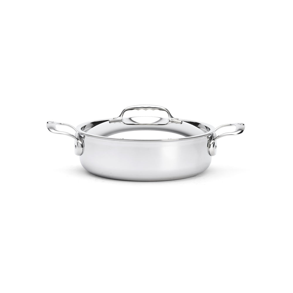 De Buyer Affinity 2.0 sauteuse, två handtag och lock