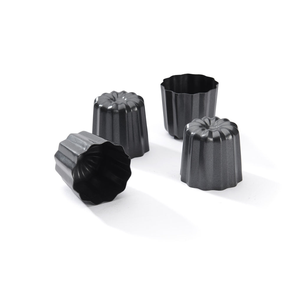 De Buyer cannelé bordelais mould, 4 pcs