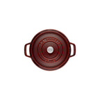Staub stewpot, round 22 cm, 2,6 l, grenadine red