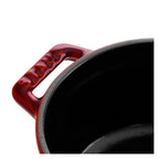 Staub mini cocotte rund 10 cm, 0,25 l, granatröd
