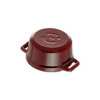 Staub mini cocotte rund 10 cm, 0,25 l, granatröd