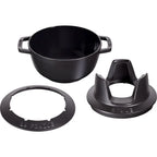 Staub Fondue 20 cm, musta