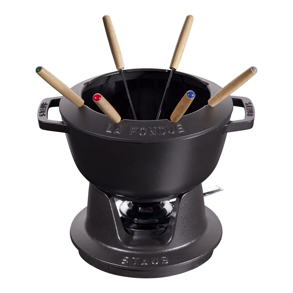 Staub Fondue 20 cm, musta