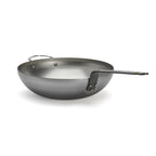 De Buyer Mineral B carbon-steel wok, rounded