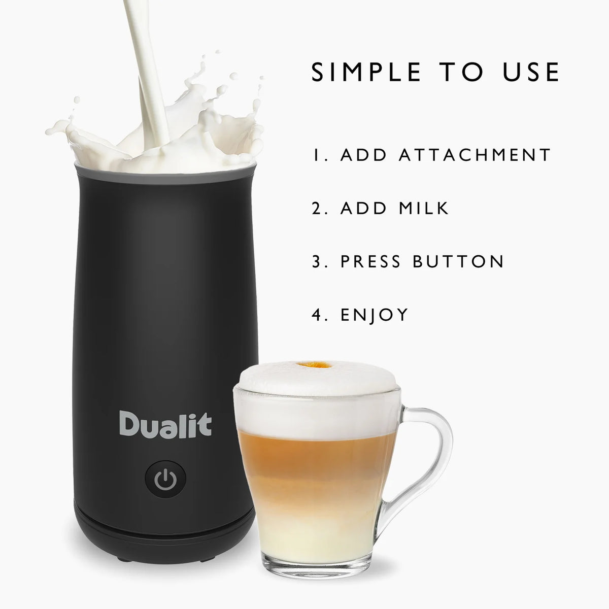 Dualit mjölkskummare