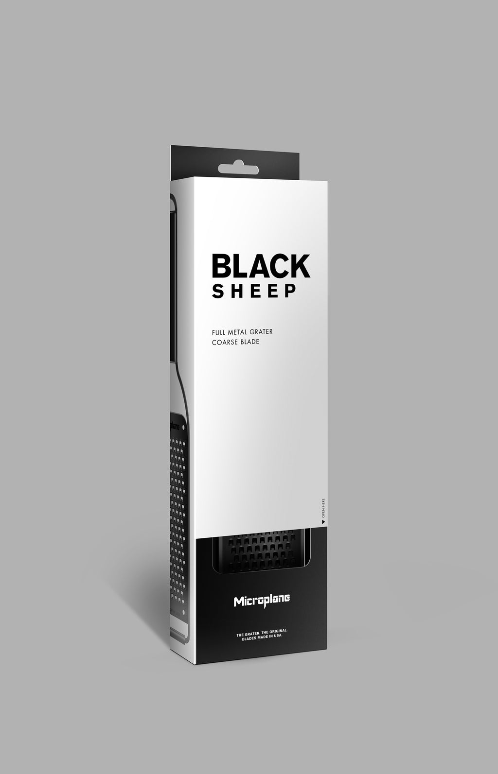 Microplane Black Sheep, karkea raastin
