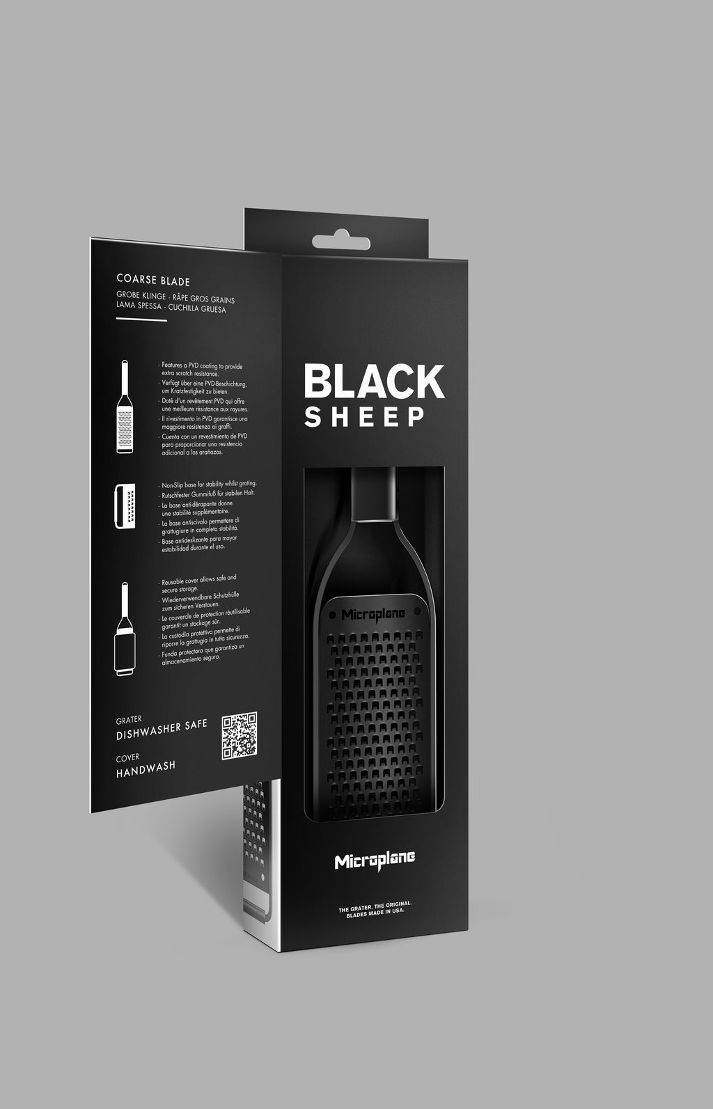Microplane Black Sheep, karkea raastin