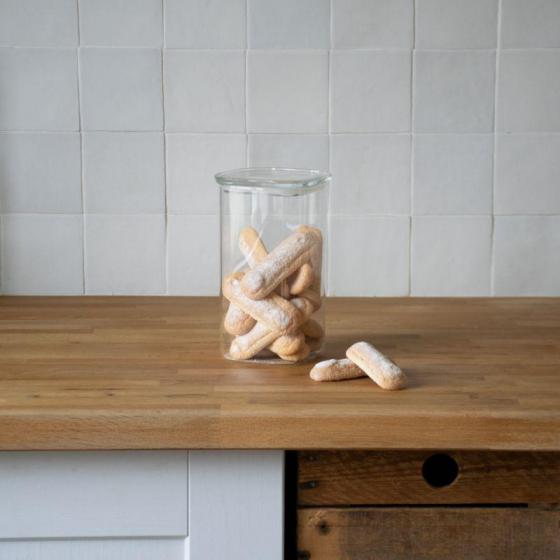 Pebbly glasburk