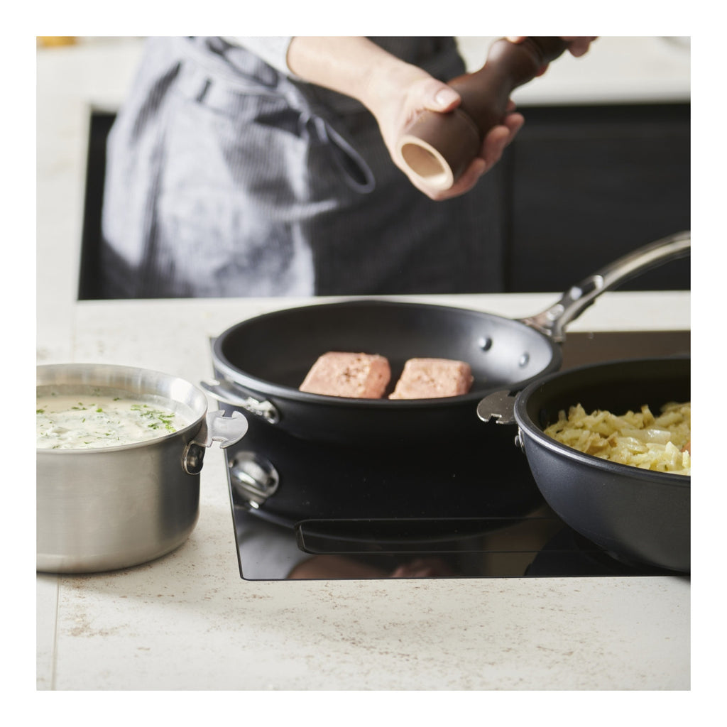 De Buyer LOQY non-stick Choc Extrême stekpanna, löstagbart handtag