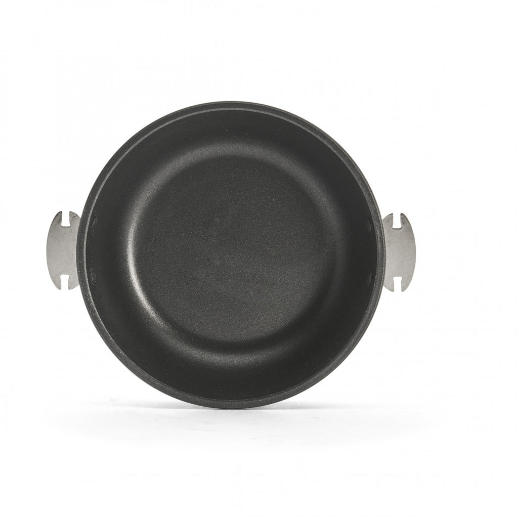 De Buyer LOQY Choc Extrême rundad non-stick sauteuse, löstagbart handtag