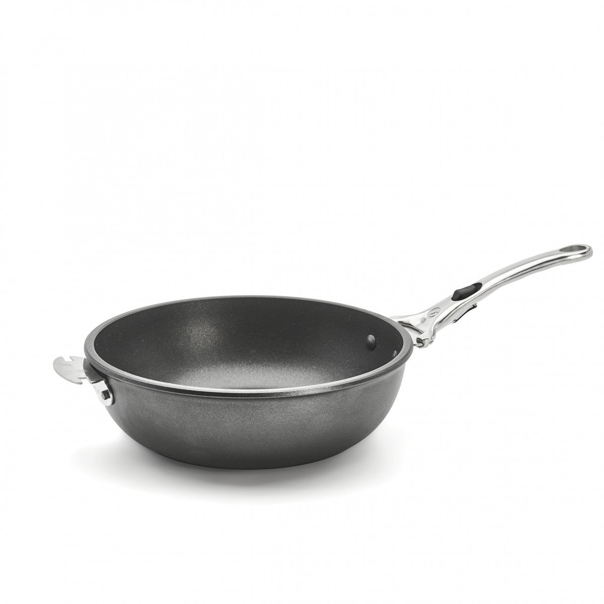 De Buyer LOQY Choc Extrême rundad non-stick sauteuse, löstagbart handtag