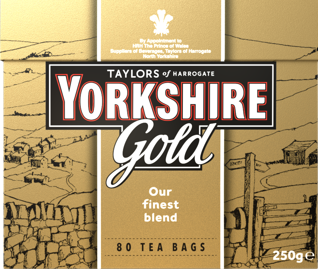 Yorkshire Gold 80 tepåsar