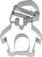 Utstickare pingvin med luva 8 cm
