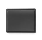 Skärbräda med ränna, 32,5 x 26,5 cm, polyeten