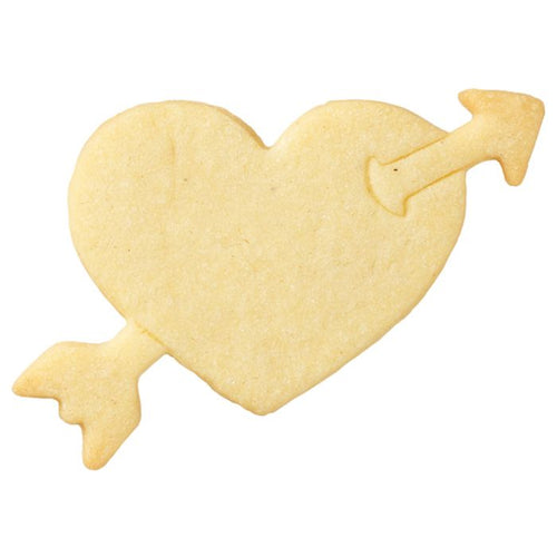 Cookie cutter heart and arrow 8 cm