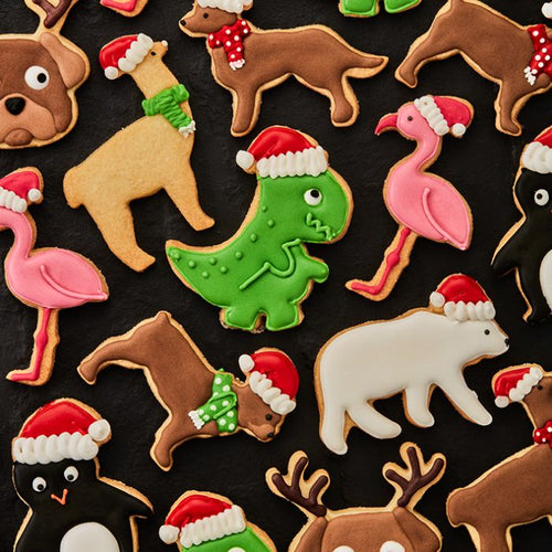 Cookie cutter Christmas dog 7,5 cm
