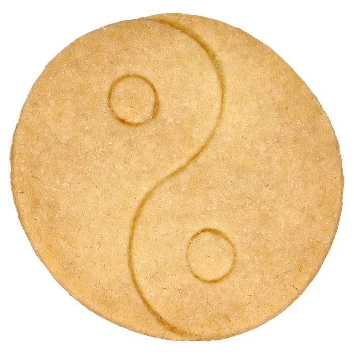 Leivontamuotti yin yang  6 cm
