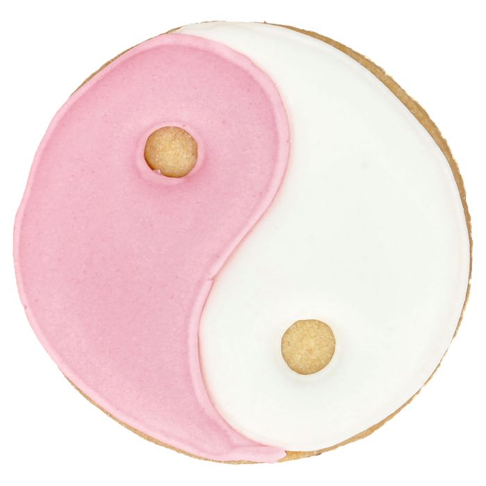 Leivontamuotti yin yang  6 cm