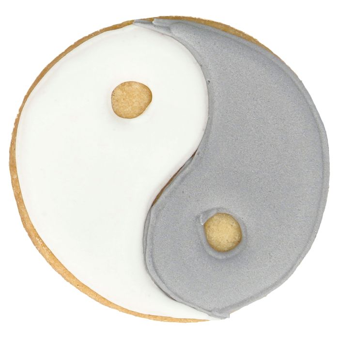 Leivontamuotti yin yang  6 cm